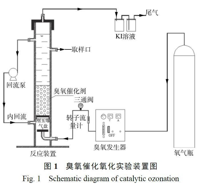 臭氧催化氧化實驗裝置和方法